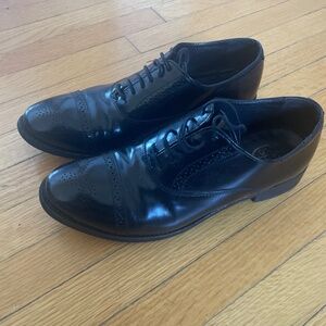 Ash hand made leather Oxford black